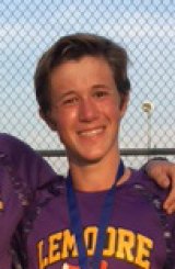 Spencer Denney, a Lemoore High School senior, easily won his singles and doubles match to lead the Tigers over El Diamante Monday afternoon in WYL tennis action.